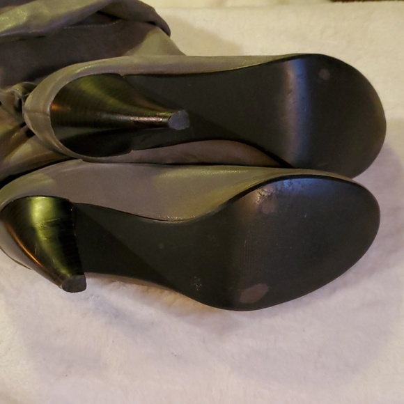 ICORA Womens Ankle Boots Booties Gray Heels - Picture 8 of 8